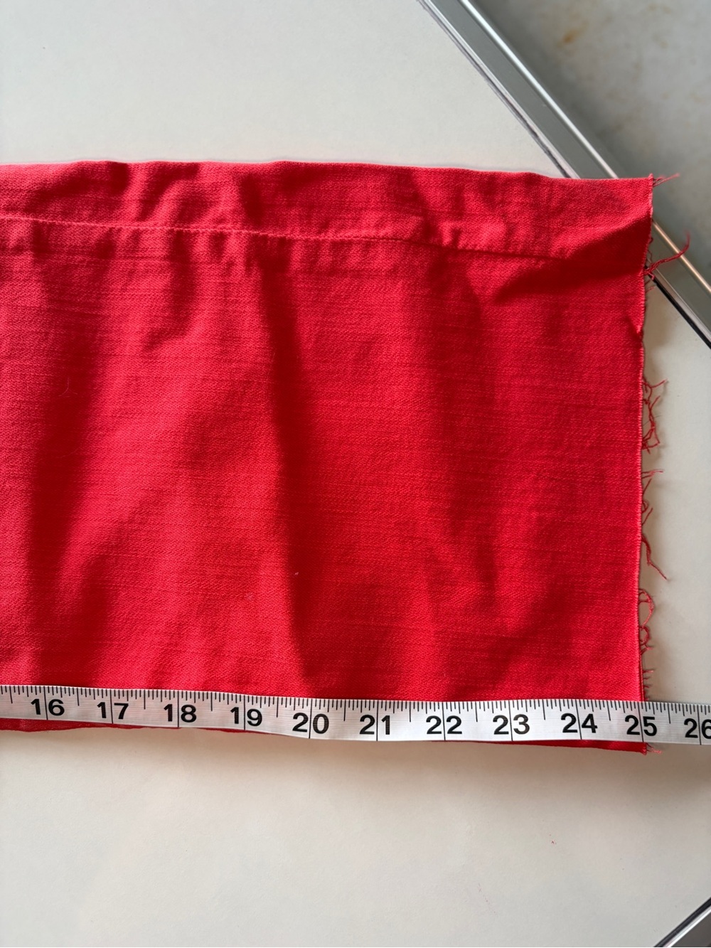7 for all mankind red wide leg cropped denim jeans high rise women’s size 26 - Picture 3 of 9